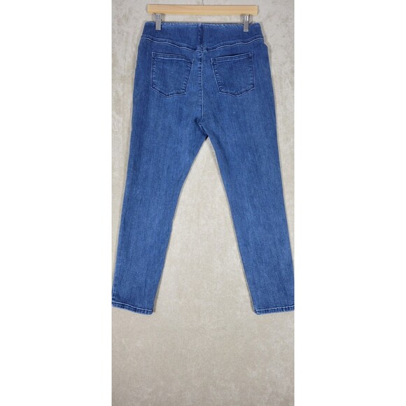 Soft Surroundings Women's Skinny Jeans Pull On Petite Medium Size PM Blue - Picture 11 of 15